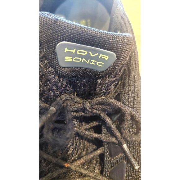 Under Armour HOVR Sonic 3 Running Shoes Mens 9 Black / Lime Green MapMyRun - Picture 5 of 8